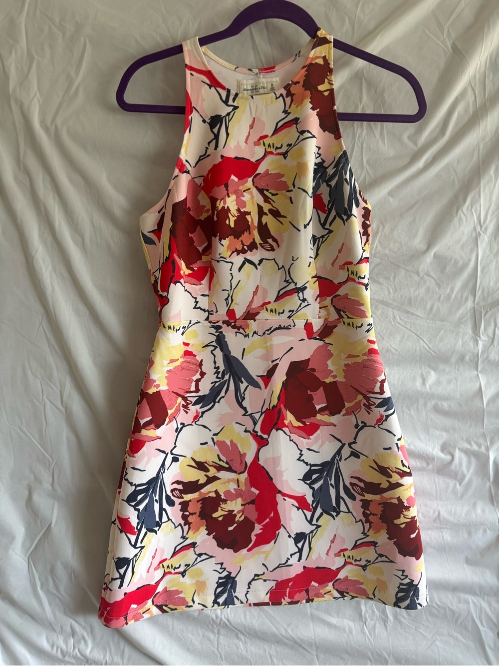 Abercrombie & Fitch Abstract Floral sleeveless dress